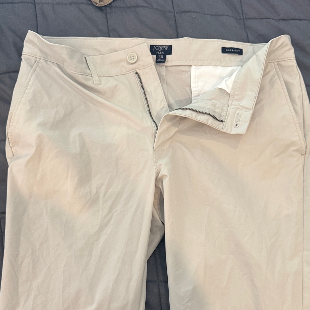 J. Crew Men's Cream Chinos